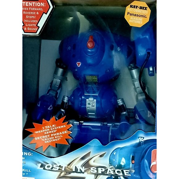 1998 Toy Island Robbie Robot Lost In Space Remote Control Electronic Talking Toy - Picture 5 of 9